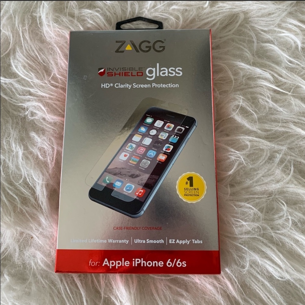 BRAND NEW iPhone 6/6s Zagg Invisible Shield Glass+